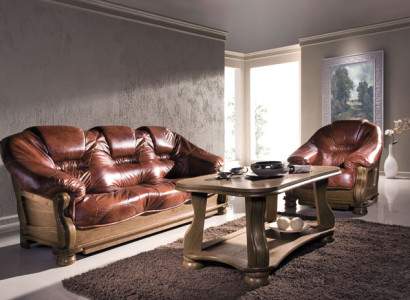 Sofa set 3+1 Seater Classic Sets Leather Sofas Couches Upholstery